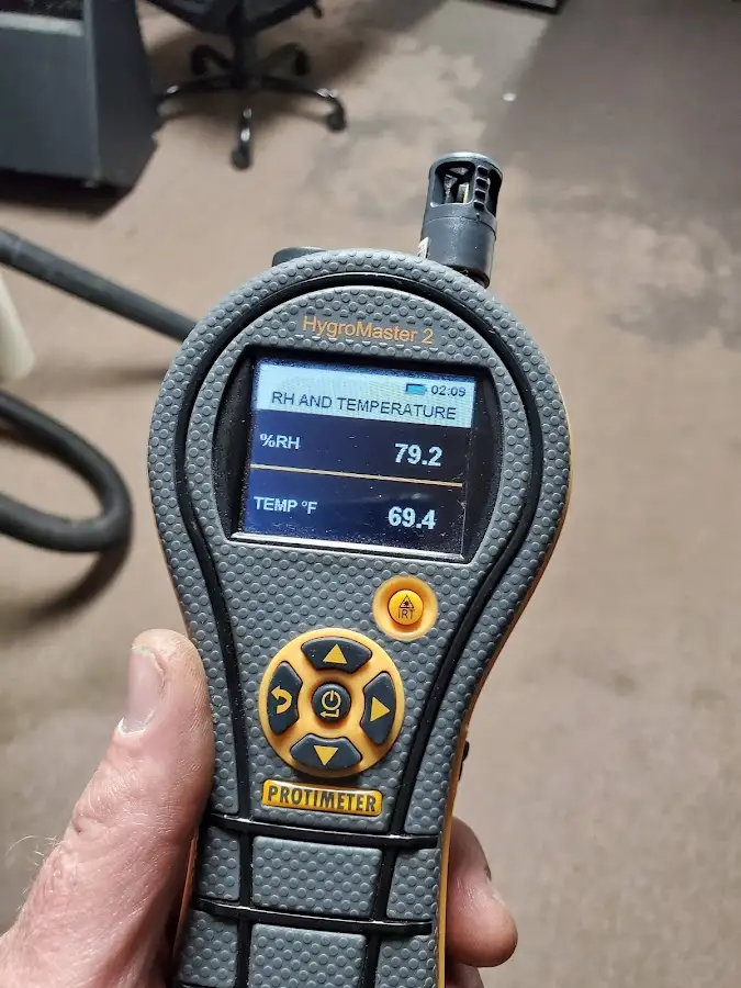 Moisture meter humidity assessment for Fire & Smoke Damage Restoration in Weare